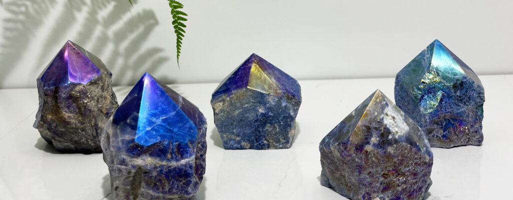 Aura Sodalite points