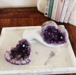 Amethyst Cluster Heart