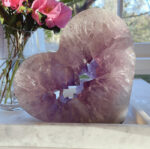 Amethyst Cluster Heart