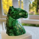 Malachite Stallion Head - Image 2