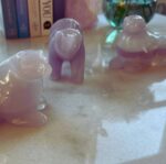 Lilac Fluorite Polar Bear