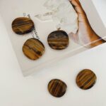 Tigers Eye Flat Stone - Image 3