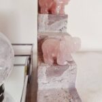 Rose Quartz Elephant - Image 2