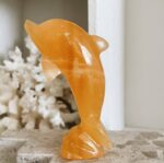 Orange Calcite Dolphin - Image 2