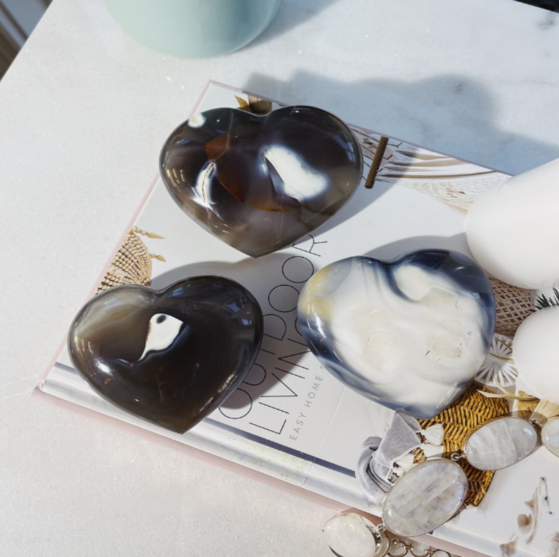 Agate Heart Orca Agate (Pick your own)