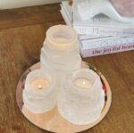 Selenite Tower Candle Holders