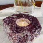 Lepidolite Candle Holder