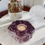 Lepidolite Candle Holder - Image 3