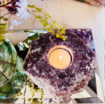 Lepidolite Candle Holder - Image 5
