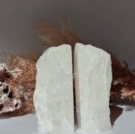 Clear Quartz Bookends