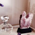 Pink Amethyst on Stand