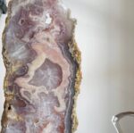 Pink Amethyst on Stand