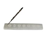 Selenite Chakra Incense Holder - Image 4