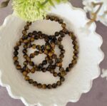 Tiger Eye Bead Bracelet 8mm