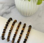 Tiger Eye Bead Bracelet 6mm - Image 5