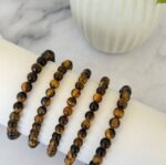 Tiger Eye Bead Bracelet 6mm - Image 3