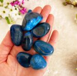 Blue Agate (Dyed) Tumbled Stone - Image 4