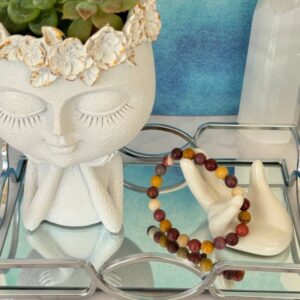 Mookaite Bead Bracelet 6mm