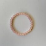 Rose Quartz Bead Bracelet 6mm - Image 2