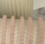 Rose Quartz Bead Bracelet 6mm