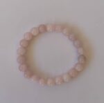 Rose Quartz Bead Bracelet 8mm - Image 2
