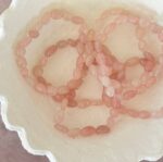 Rose Quartz Tumbled Bracelet
