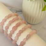 Rose Quartz Tumbled Bracelet - Image 3