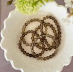 Smoky Quartz Bead Bracelet 8mm