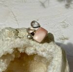 Pink Opal Ring With Pearl - Image 3