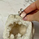 Pink Opal Ring With Pearl - Image 4