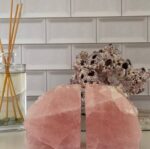 Rose Quartz Bookends