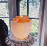 Selenite Fire  Lamp - Image 4