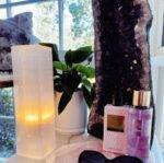 Selenite Square Lamp