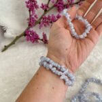 Blue Lace Agate Pebble Bracelet - Image 5