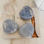 Blue Calcite Hearts - Image 4