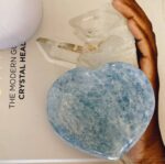 Blue Calcite Hearts