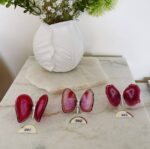 Agate Butterfly Dyed Pink (Pick your own) - Image 4