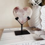 Pink Amethyst Heart - Image 6