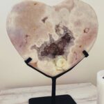 Pink Amethyst Heart - Image 8