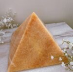 Orange Calcite Pyramid - Image 4