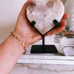 Pink Amethyst Heart - Image 5