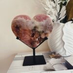 Pink Amethyst Heart - Image 6