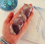 Pink Tourmaline in Quartz Flat Stone - Image 2