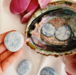 Blue Calcite Flat Stone