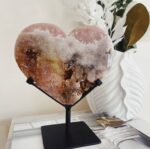Pink Amethyst Heart - Image 4