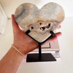 Pink Amethyst Heart - Image 6