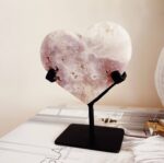 Pink Amethyst Heart - Image 3