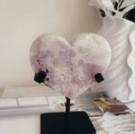 Pink Amethyst Heart - Image 4
