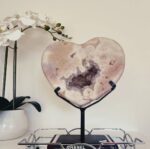 Pink Amethyst Heart - Image 4