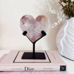 Pink Amethyst Heart